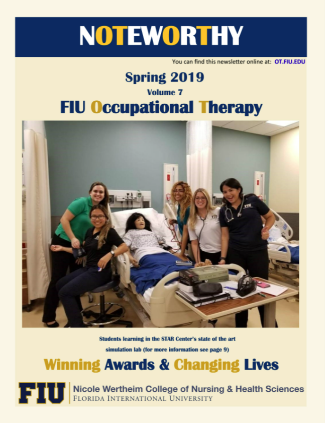 FIU Occupational Therapy Newsletter - Spring 2019